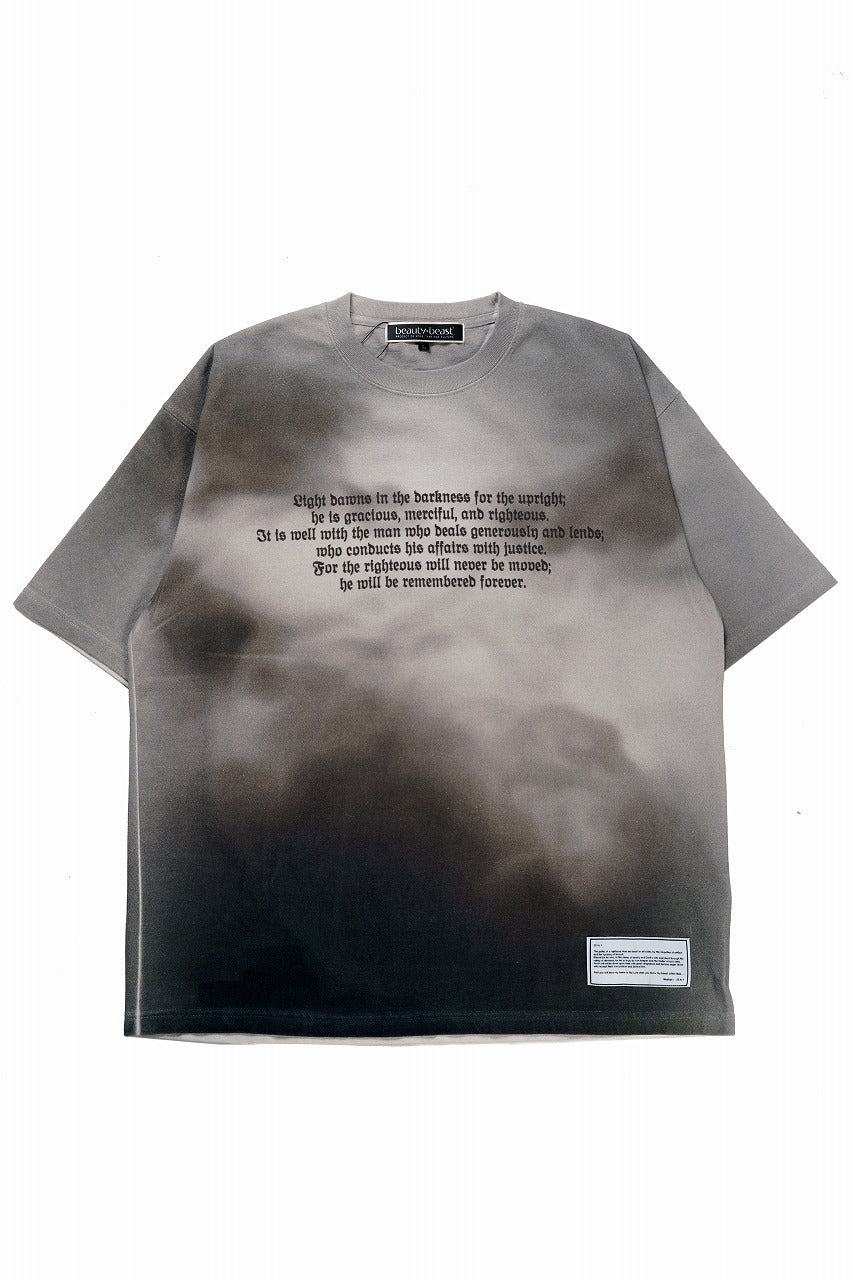 画像をギャラリービューアに読み込む, beauty : beast Full-surface S/S TEE (RAVEN / BEIGE PRINT)