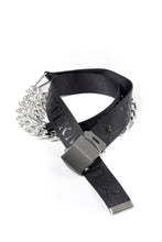 Load image into Gallery viewer, mastermind JAPAN CHAIN BELT 3cm WIDE (BLACK)
