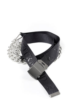 Load image into Gallery viewer, mastermind JAPAN CHAIN BELT 3cm WIDE (BLACK)