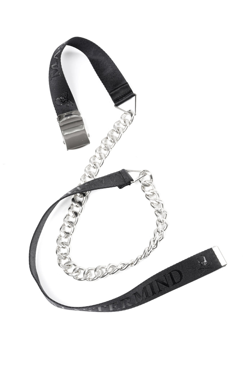 Load image into Gallery viewer, mastermind JAPAN CHAIN BELT 3cm WIDE (BLACK)