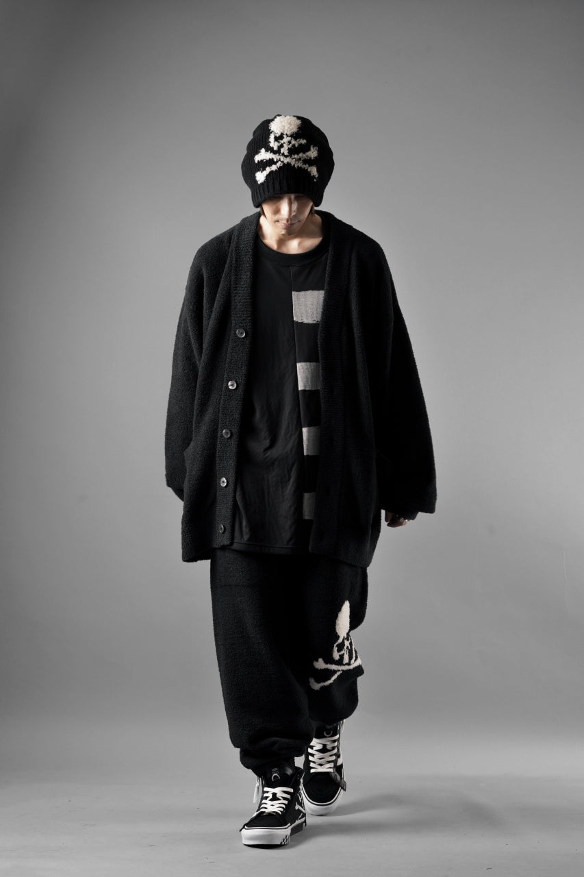 画像をギャラリービューアに読み込む, MASTERMIND WORLD LOUNGE LONG PANTS / SOFTLY BOA FLEECE (BLACK x WHITE)