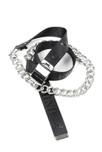 Load image into Gallery viewer, mastermind JAPAN CHAIN BELT 3cm WIDE (BLACK)