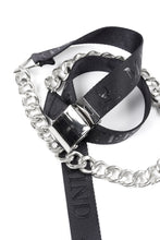 Load image into Gallery viewer, mastermind JAPAN CHAIN BELT 3cm WIDE (BLACK)