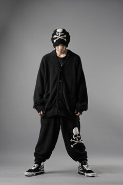 画像をギャラリービューアに読み込む, MASTERMIND WORLD LOUNGE LONG PANTS / SOFTLY BOA FLEECE (BLACK x WHITE)