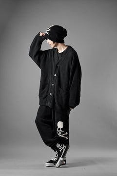 画像をギャラリービューアに読み込む, MASTERMIND WORLD LOUNGE LONG PANTS / SOFTLY BOA FLEECE (BLACK x WHITE)