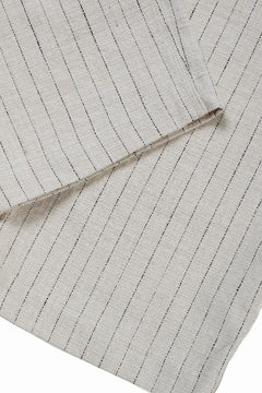 Load image into Gallery viewer, N/07 3 STITCHES WIDE TAPERED TROUSERS / HEAVY C/LI BUTCHER STRIPES (BEIGE)