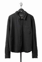 画像をギャラリービューアに読み込む, Professor.E REPAIRED FLANNEL SHIRT (BLACK)