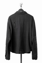 画像をギャラリービューアに読み込む, Professor.E REPAIRED FLANNEL SHIRT (BLACK)