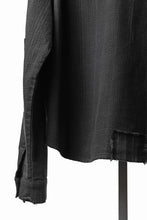 画像をギャラリービューアに読み込む, Professor.E REPAIRED FLANNEL SHIRT (BLACK)