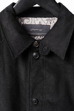 画像をギャラリービューアに読み込む, Professor.E CORDUROY HARRINGTON JACKET (BLACK)