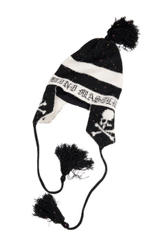 Load image into Gallery viewer, mastermind JAPAN CASHMERE TWEED BEANIE (BLACK)