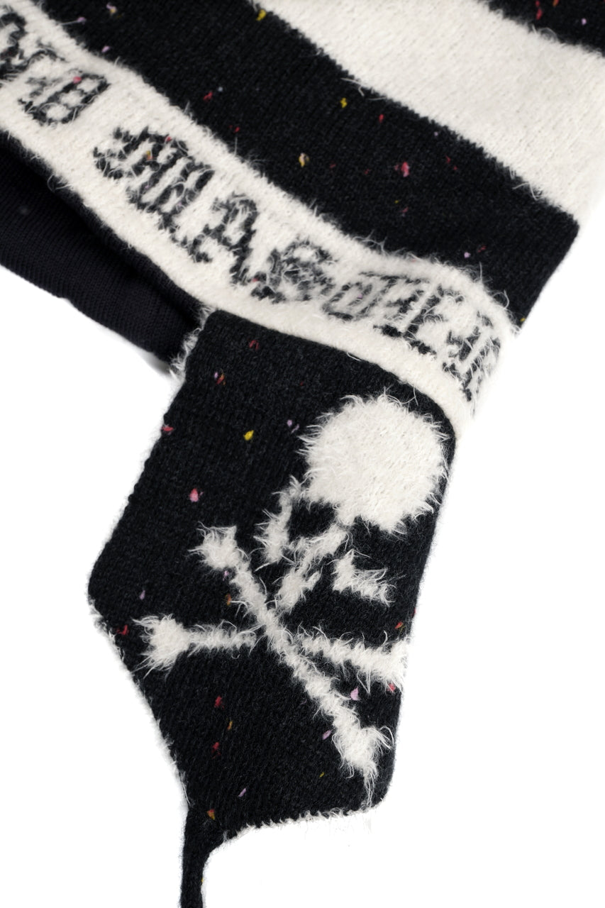 Load image into Gallery viewer, mastermind JAPAN CASHMERE TWEED BEANIE (BLACK)