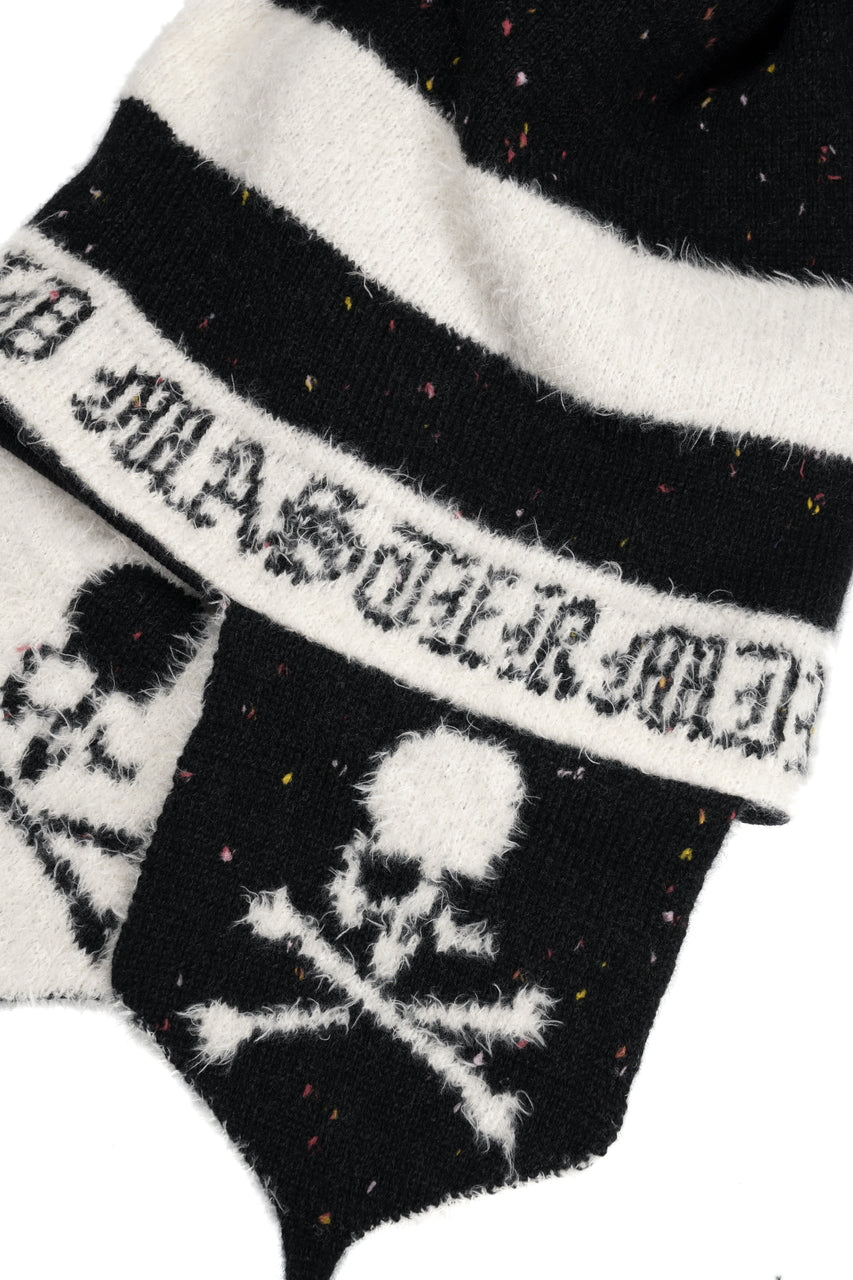 Load image into Gallery viewer, mastermind JAPAN CASHMERE TWEED BEANIE (BLACK)