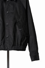 画像をギャラリービューアに読み込む, Professor.E CORDUROY HARRINGTON JACKET (BLACK)