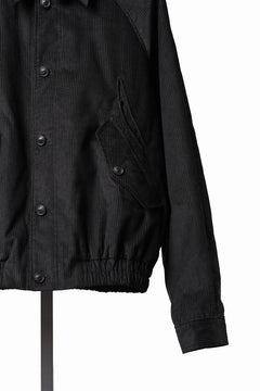 画像をギャラリービューアに読み込む, Professor.E CORDUROY HARRINGTON JACKET (BLACK)
