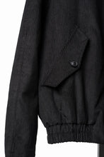 画像をギャラリービューアに読み込む, Professor.E CORDUROY HARRINGTON JACKET (BLACK)