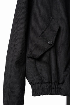 画像をギャラリービューアに読み込む, Professor.E CORDUROY HARRINGTON JACKET (BLACK)