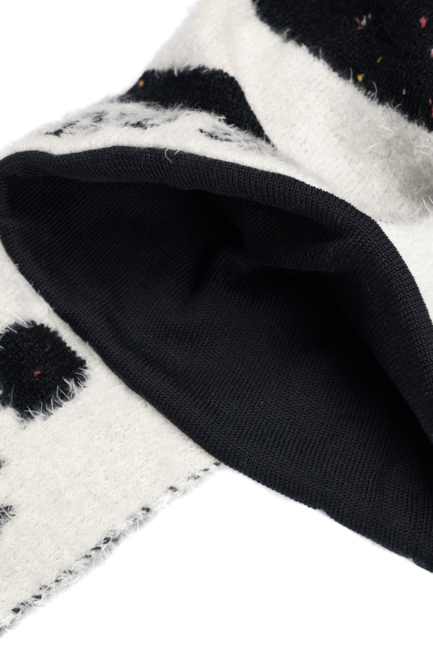 Load image into Gallery viewer, mastermind JAPAN CASHMERE TWEED BEANIE (BLACK)