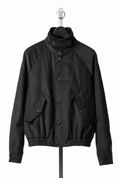 画像をギャラリービューアに読み込む, Professor.E CORDUROY HARRINGTON JACKET (BLACK)