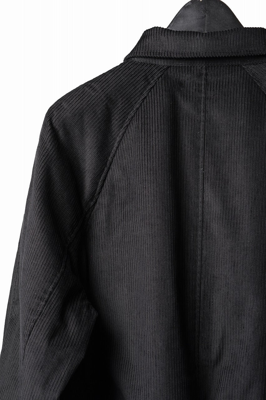 画像をギャラリービューアに読み込む, Professor.E CORDUROY HARRINGTON JACKET (BLACK)