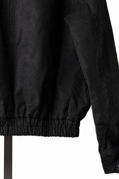 画像をギャラリービューアに読み込む, Professor.E CORDUROY HARRINGTON JACKET (BLACK)