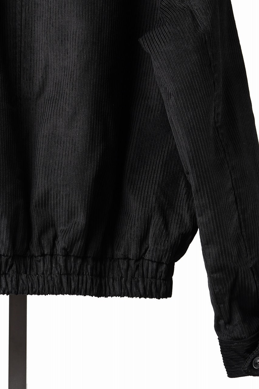 画像をギャラリービューアに読み込む, Professor.E CORDUROY HARRINGTON JACKET (BLACK)