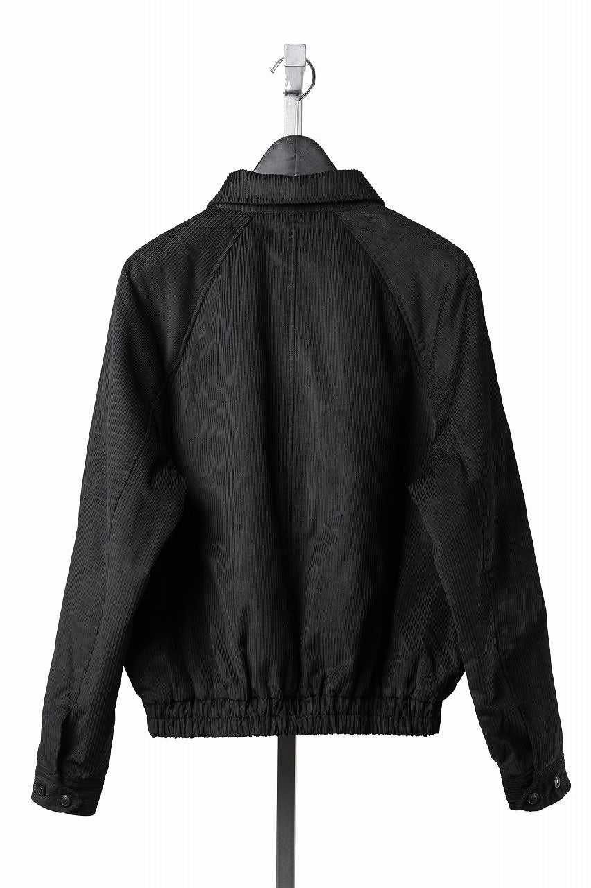 画像をギャラリービューアに読み込む, Professor.E CORDUROY HARRINGTON JACKET (BLACK)