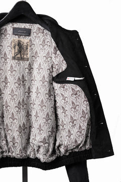 画像をギャラリービューアに読み込む, Professor.E CORDUROY HARRINGTON JACKET (BLACK)