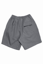 Load image into Gallery viewer, N/07 2 TUCKS EASY SHORTS / RIBBED CARDBOARD KNIT JERSEY (GREY)