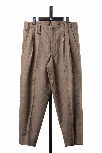 mastermind JAPAN WOOL CHECK TROUSERS (GLEN CHECK)