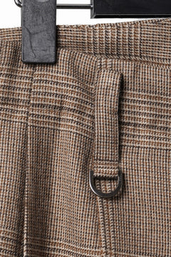 Load image into Gallery viewer, mastermind JAPAN WOOL CHECK TROUSERS (GLEN CHECK)