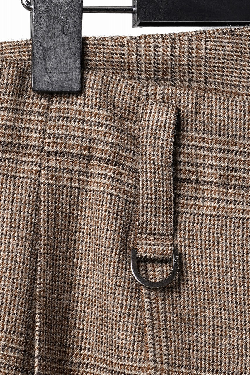 Load image into Gallery viewer, mastermind JAPAN WOOL CHECK TROUSERS (GLEN CHECK)