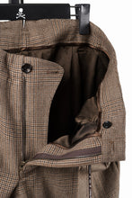 Load image into Gallery viewer, mastermind JAPAN WOOL CHECK TROUSERS (GLEN CHECK)