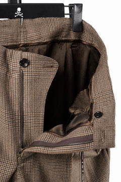 Load image into Gallery viewer, mastermind JAPAN WOOL CHECK TROUSERS (GLEN CHECK)