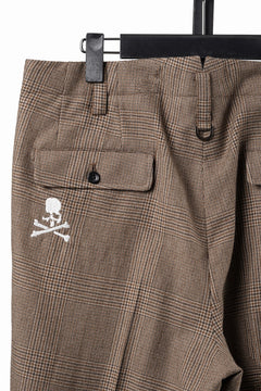 Load image into Gallery viewer, mastermind JAPAN WOOL CHECK TROUSERS (GLEN CHECK)
