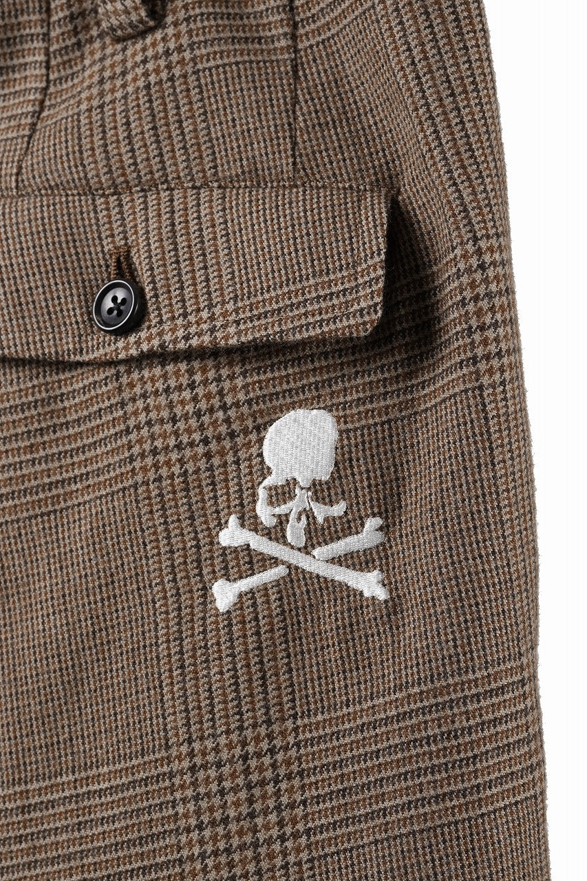 Load image into Gallery viewer, mastermind JAPAN WOOL CHECK TROUSERS (GLEN CHECK)