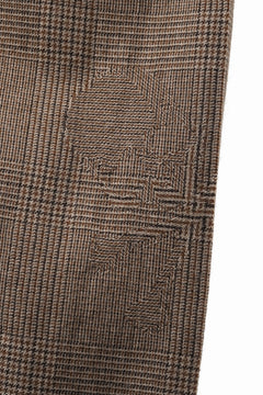 Load image into Gallery viewer, mastermind JAPAN WOOL CHECK TROUSERS (GLEN CHECK)