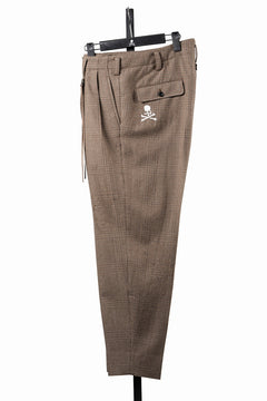 Load image into Gallery viewer, mastermind JAPAN WOOL CHECK TROUSERS (GLEN CHECK)