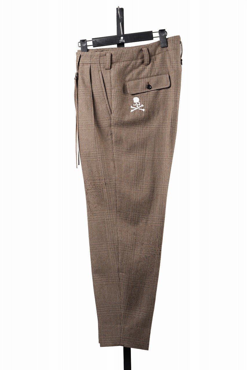 Load image into Gallery viewer, mastermind JAPAN WOOL CHECK TROUSERS (GLEN CHECK)