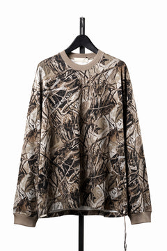 Load image into Gallery viewer, MASTERMIND WORLD OG FOREST CAMO LS TEE (SEPIA FOREST CAMO)
