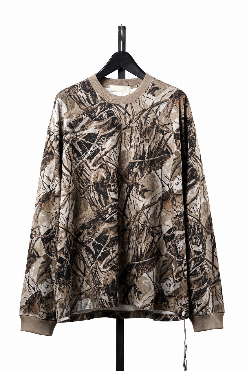 Load image into Gallery viewer, MASTERMIND WORLD OG FOREST CAMO LS TEE (SEPIA FOREST CAMO)