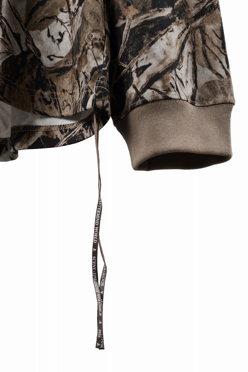 Load image into Gallery viewer, MASTERMIND WORLD OG FOREST CAMO LS TEE (SEPIA FOREST CAMO)