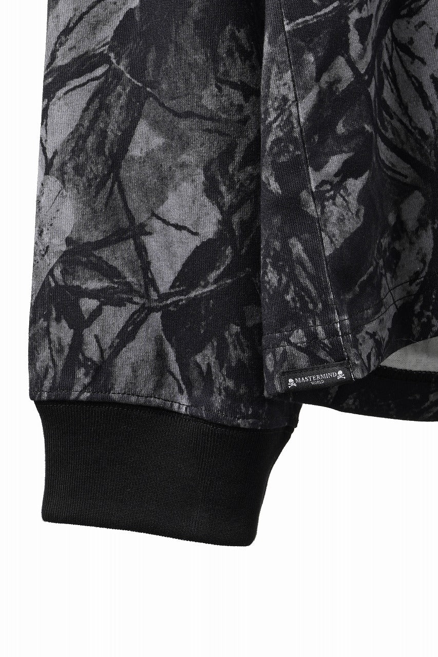 Load image into Gallery viewer, MASTERMIND WORLD OG FOREST CAMO LS TEE (MONOCHROME FOREST CAMO)