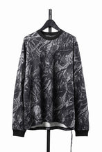 Load image into Gallery viewer, MASTERMIND WORLD OG FOREST CAMO LS TEE (MONOCHROME FOREST CAMO)