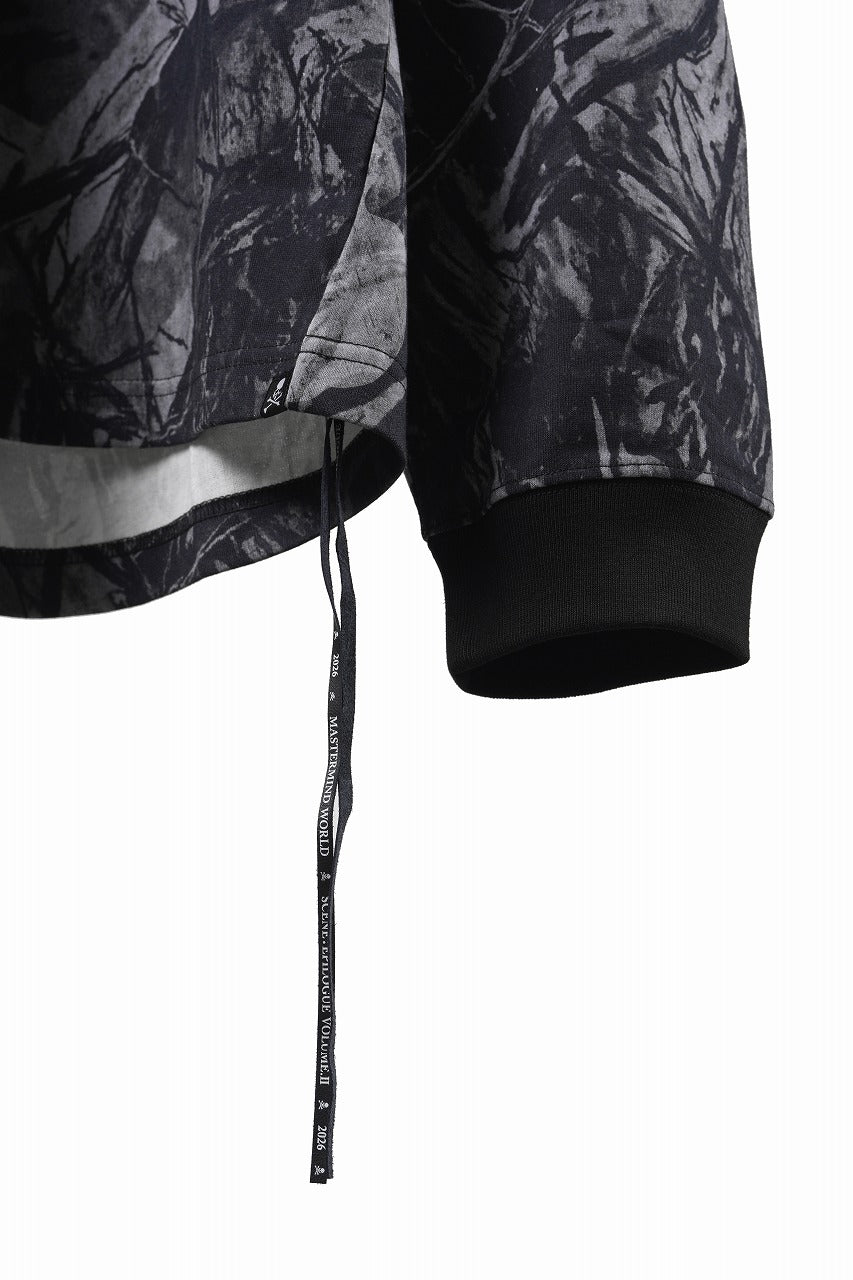 Load image into Gallery viewer, MASTERMIND WORLD OG FOREST CAMO LS TEE (MONOCHROME FOREST CAMO)