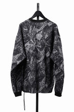 Load image into Gallery viewer, MASTERMIND WORLD OG FOREST CAMO LS TEE (MONOCHROME FOREST CAMO)