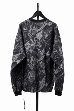 Load image into Gallery viewer, MASTERMIND WORLD OG FOREST CAMO LS TEE (MONOCHROME FOREST CAMO)