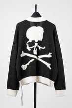Load image into Gallery viewer, mastermind JAPAN CASHMERE TWEED CARDIGAN (BLACK)