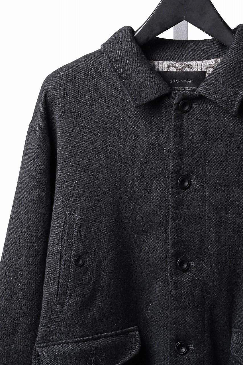 画像をギャラリービューアに読み込む, Professor.E AGED PEACOAT (GREY)