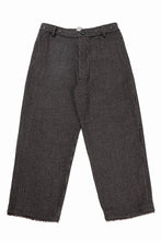画像をギャラリービューアに読み込む, A TENTATIVE ATELIER exclusive George BUTTONED JACQUARD WORKER PANTS (DARK BROWN)